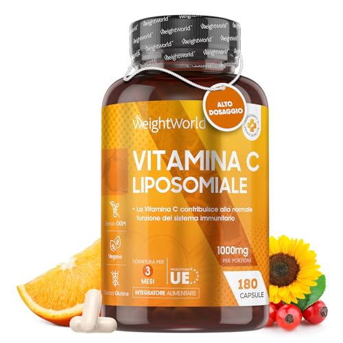 Vitamina C Liposomiale, 180 Capsule, 1000mg