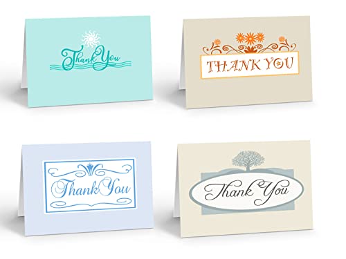 Image of Stonehouse Collection Assorted Thank You Note Card - 12 Boxed Note Cards & Envelopes - USA Made -Blank Thank You Notes (Assorted)
