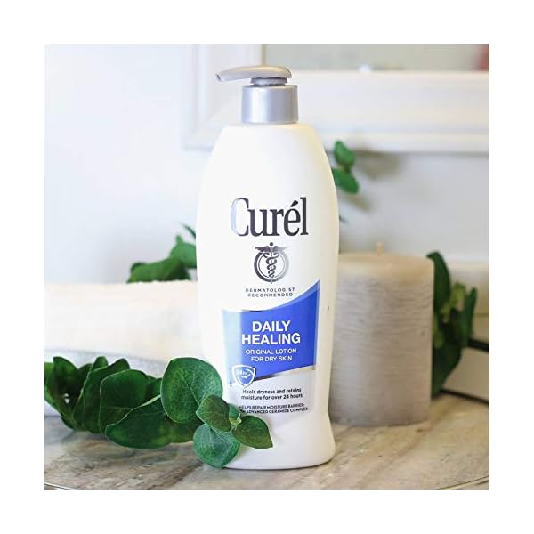 Curel-Daily-Healing-Body-Lotion-for-Dry-Skin-Hand-and-Body-Moisturizer-Repairs-Dry-Skin-and-Retains-Moisture-with-Advanced-Ceramides-Complex-20-Ounce Curél Daily Healing Body Lotion for Dry Skin, Repairs Dry Skin and Retains Moisture, Body and Hand Lotion, 20 Ounce, with Advanced Ceramides Complex