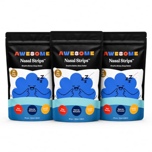 Image of AWESOME Nasal Strips for Snoring Relief & Easy Breathing, 90 Count