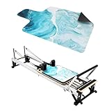 Non Slip Pilates Reformer Mat, Soft Fleece Surface Pilates Towel Mat, Pilates Mat with Multiple Equipment...