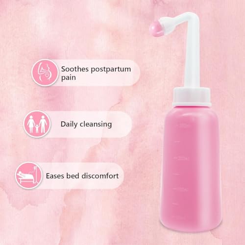 Image of Showvigor 2 Pack Premium Peri Bottle for Postpartum Care | Upside Down Peri Bottle, Portable Bidet for Perineal Recovery and Cleansing After Birth 12OZ /700ml