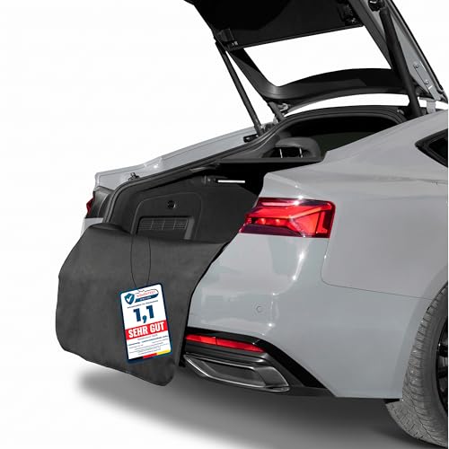 LIONSTRONG® Ladekantenschutz Kofferraum [GEPOLSTERT & WASSERDICHT] – Universelle Schutzmatte geeignet vom Kleinwagen bis zum SUV – Kofferraumschutz Auto Hund – Kratzfest und rutschfest