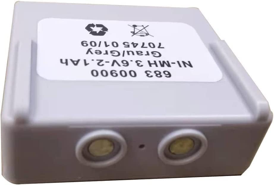 / 1-Pack / 3.6V 68300900 Battery for HETRONIC Remote Control, 2100mAh Rechargeable Ni Mh Battery
