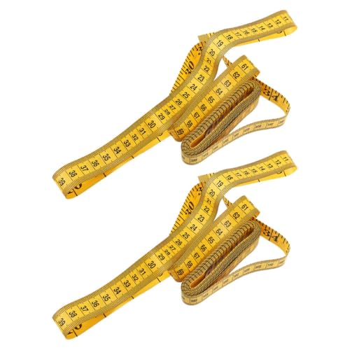 Cinta Métrica Flexible Amarilla Doble Cara 120 in 2 Piezas