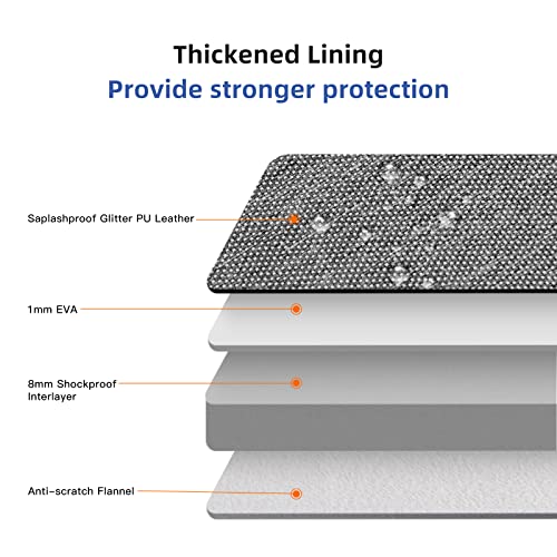 11 Tablet Carrying Sleeve Case For Ipad Pro 11 | 10.5 Inch Ipad Pro | 9.7 Inch New Ipad | Ipad Air 2 | Ipad 4, 3, 2 | Samsung Galaxy Tab 10.1 Inch Protective Bag Water Repellent - Grey #TOP3