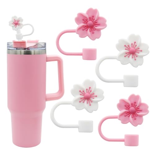 Straw Cover Cap for Stanley Cup,Silicone Straw Topper 10 mm 0.4 i...