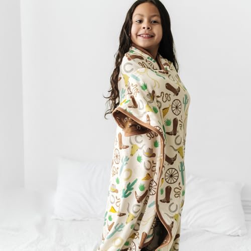 Image of Little Sleepies Cloud Blanket, 50 inch x 50 inch, Large, Caramel Ready to Rodeo