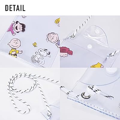 Snoopy 0332 Shoulder Bag, Mini Shoulder, Cross-body Design, Smartphone, Water Repellent, Lightweight, Small, Women's, College Students, High School Students, Outdoors, Cute