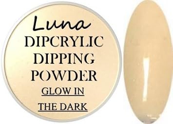 SHEBA NAILS Glow In The Dark Dipcrylic Dip Dipping Powder - 1OZ. - Luna Star Gazer