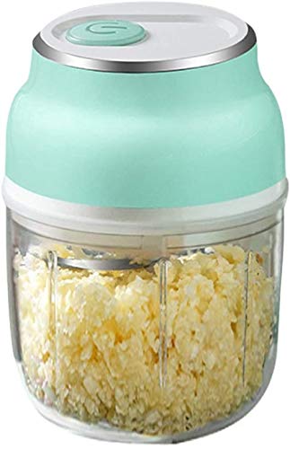 Mini cortador eléctrico de ajos de 250 ml, trituradora eléctrica de ajos, picadora de carne para triturar ajo, jengibre, chile en polvo, carne picada, etc.