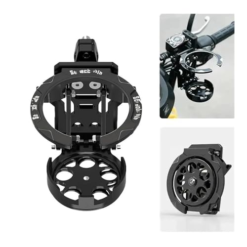 Support tasse d'eau moto pliable haut de gamme pour guidon robuste - 4