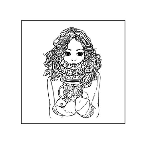 Sellos transparentes de silicona para álbumes de recortes para cuaderno, álbum de fotos, tarjetas de papel, decoración de documentos artísticos