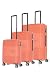 Produktbild Travelite 4-Rad Kofferset 3-teilig Hartschale, Größen L/M/S mit TSA Schloss, Gepäck Serie WAAL: Stabile Trolleys mit recyceltem Innenfutter