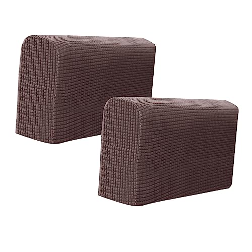 Fundas elásticas lavables para reposabrazos de sofá con protección textil total 2