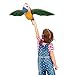 Benwanfee 3 Pieces Inflatable Flying Parrot Inflatable Parrot Decorations for Tropical Party Gift Luau Decoration