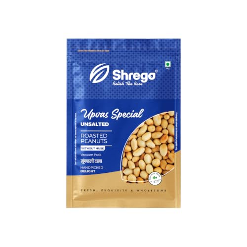 Image of SHREGO Upvas Special Roasted Peanut Unsalted, Healthy Snack, Vacuum Packed (360 Gm)