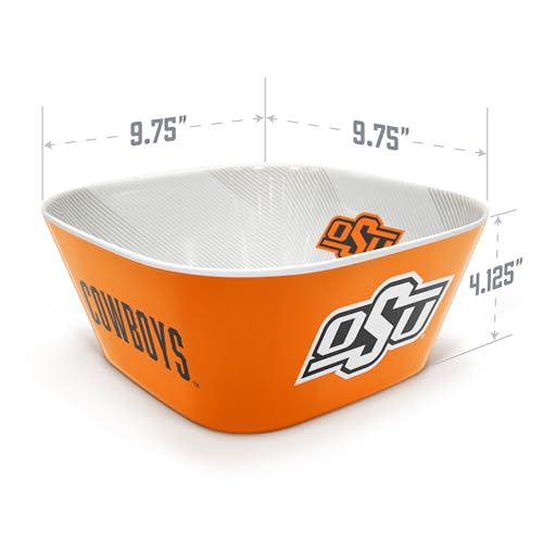 Image of YouTheFan NCAA Oklahoma State Cowboys Large Party Bowl