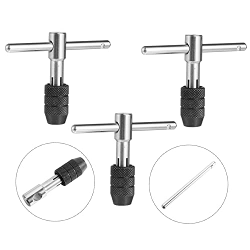 Angoily 3Pcs Chave De Torneira T Bar Chave De Torneira T Suporte De Chave De Barra T Catraca Alça T