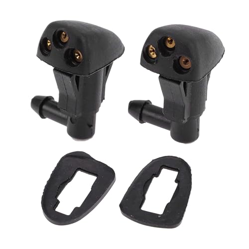HEROFFIX 2 Piezas Boquilla De Lavaparabrisas Para Chevrolet Cruze 2008-2012 Boquillas De Rociado De Parabrisas Delantero Chorro De Lavado De Parabrisas No.42475593 Plástico Negro
