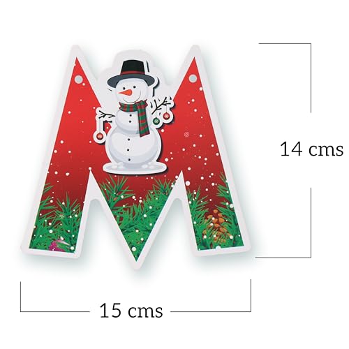 Image of Oye Happy - Merry Christmas Theme Banner | Festive Hanging Decoration for Home, Office & Parties