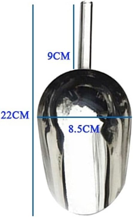 Ice Cream Scoops Stainless-Steel Ice Scoop Party/Bar Buffet Kitchen Sugar Flour Dry Goods Shovel Food Candy Bin Gadget(22)