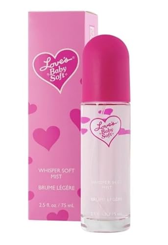 Da~na ~Love's~ Baby Soft Whisper Soft Mist, Perfume Spray 2.5 fl oz_(pack of 1)