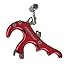 MILAEM 4 Fingers Archery Release Aids Compound Bow Thumb Thumb Release Trigger (Red)
