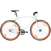 Fixed Gear Bike - Lightweight Single Speed Road Commuter Bicycle with Flip-Flop Hub for Urban Riding, 700c 59 cm