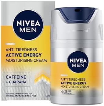 NIVEA MEN Active Energy Anti Fatigue Moisturizing Face Cream (1 x 50ml) - Caffein...
