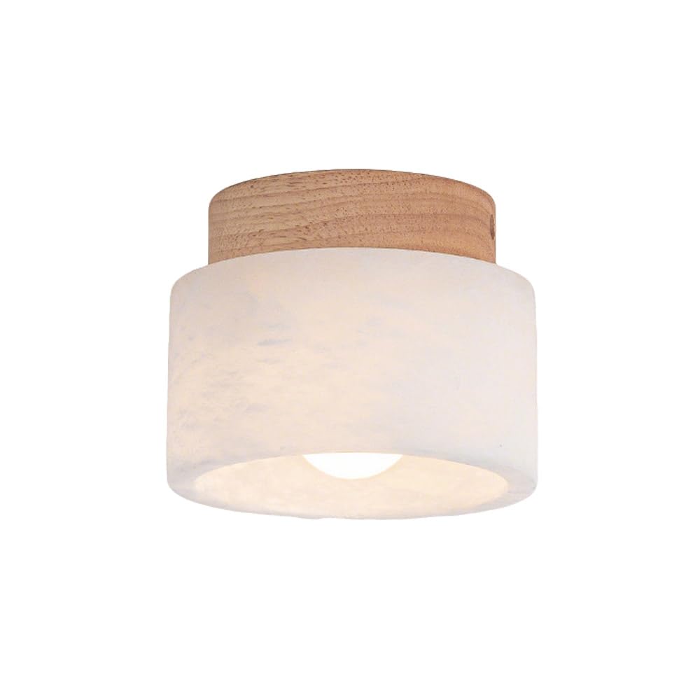 Luminaire en marbre blanc de style Mid-Century chic pour couloir