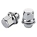 ZY WHEEL Set of 20pcs 12X1.5mm Hex 13/16'' (21mm) Chrome Mag Style Lug Nuts with Washer Closed End for Toyota Lexus Scion Pontiac Factory OEM Mag Seat Wheels