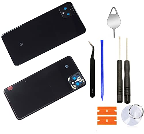 Eaglewireless for Pixel 4 XL Rear Panel Back Glass Back Cover Housing Cover Replacement Parts with Pre-Installed Tape and Camera Lens Glass for Google Pixel 4XL 6.3