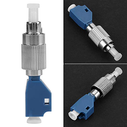 Adaptador de fibra óptica, conector de fibra óptica LC/UPC fêmea para UPC macho SM 9/125 conector de