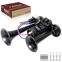 FIAMMエアーホーン(メタルトランペット)有害鳥獣駆除車両用 Amazon | iimono117 2連 エアーホーン 24V/12V共用