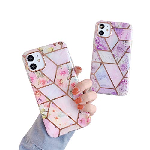 Image of MVYNO Stylish Fashion Cover Compatible with iPhone 11 | Shockproof Floral Premium Cases and Covers for Girls & Women (Hard | Silicone | Multi-Coloured)