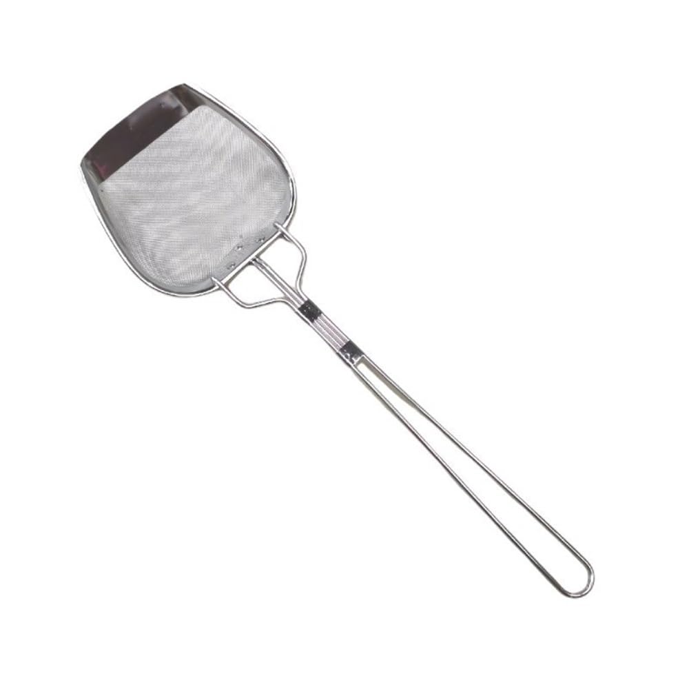 Cestello per friggitrice Cestello for friggere in Acciaio Inox Quadrato for Uso Domestico Filtro for Olio da Cucina cestello di drenaggio Filtro for friggere Cestello per frittura