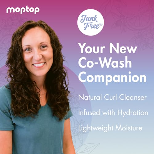 MopTop Cowash Cleansing Acondicionador 8oz para Cabello Rizado y Teñido 2