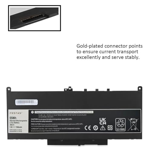 Batterie J60J5 Dell Latitude E7470 stable haute performance longue durée - 6