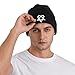 ADTEMP Heartagram Outdoor Unisex Beanie Warm Thick Knitted Hat Soft Elastic Skull Hat Black