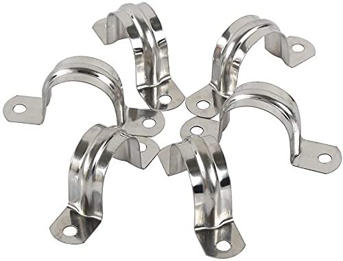 Morsetti per tubi in acciaio inox 316, a due fori