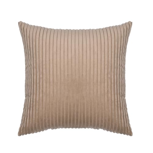 Image of Wakefit Designer Cushion Cover | 16x16 inch | Super Soft Durable Fabric | Machine Washable | Pack of 1 | Aura Almond Cream