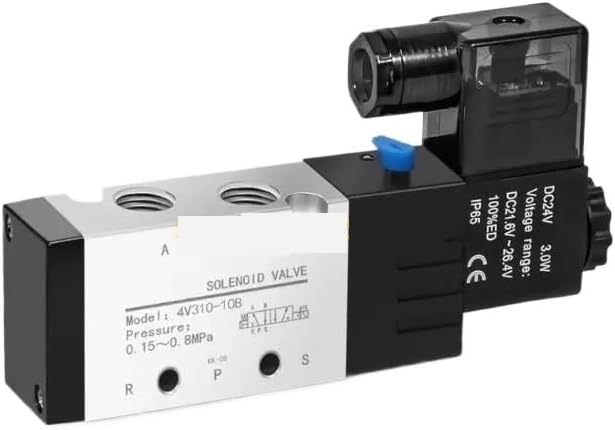 4V310-10 24V 5 Way 2 Position Control Air Solenoid Valves Replacement Enduring