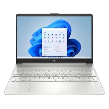 HP Notebook Pavilion antirreflexo FHD de 15,6 polegadas, 16 GB de RAM, armazenamento SSD de 512 GB, processador Intel Core i3-1215U até 4,4 GHz, Tipo-C, HDMI, Windows 11 Home, prata (16 G RAM | SSD de