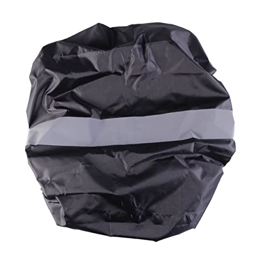 Totority Backpack Rain Cover with Reflective Stripe Elastic Rim Lightweight Bag Cover for Hiking Camping Cycling Black
