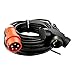 Produktbild CEE Verlängerungskabel 2m mit SCHUKO 3-Wege Kupplung 3x230V Kabel 5x1,5mm2 2275