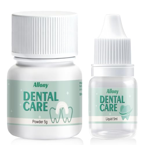 Cemento Dental, Composite Dental, Kit de Fijación para Corona y Puente o para Rellenar una Caries