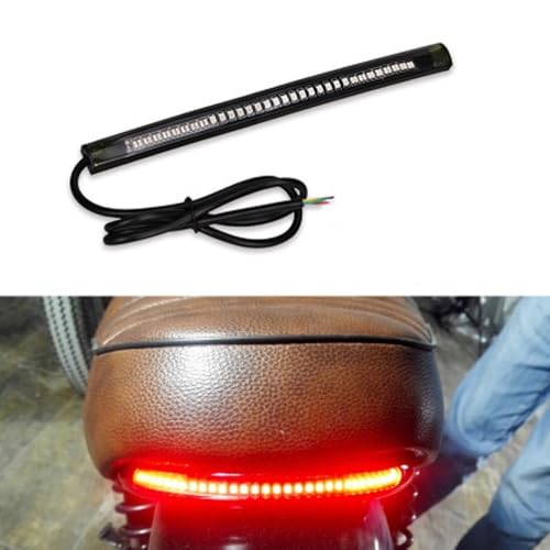 Clignotants LED moto Pulsar Rs200 barre lumineuse flexible 48 LED feux stop