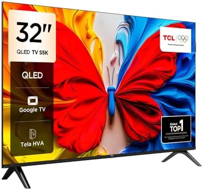 Smart TV TCL 32 Polegadas HD QLED S5K WiFi Bluetooth Google TV 2 ...