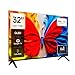 TCL, Smart TV, 32 Polegadas, HD QLED, WiFi, Bluetooth, Google TV, 2 HDMI, HDR10, Dolby Audio, 32S5K